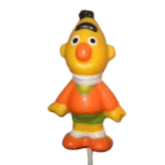 Bert and Ernie Milk or White Lollipop Suckers 1.2oz